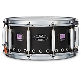 Pearl Matt McGuire Tour Edition Signature Snare 14 x 6.5 in. Matte Black