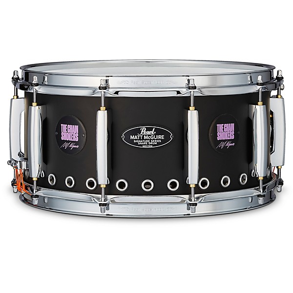 Pearl Matt McGuire Tour Edition Signature Snare 14 x 6.5 in. Matte Black