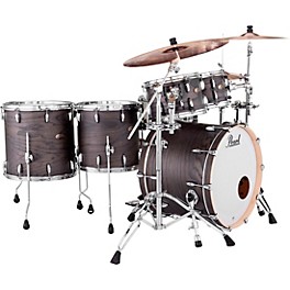 Pearl Session Studio Select 5-Piece Shell Pack With 22" Bass Drum Black Satin Ash