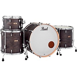 Pearl Session Studio Select 4-Piece Shell Pack With 24" Bass Drum Black Satin Ash