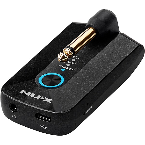 NUX Mighty Plug Pro Guitar & Bass Modeling Headphone Amp With Bluetooth Black