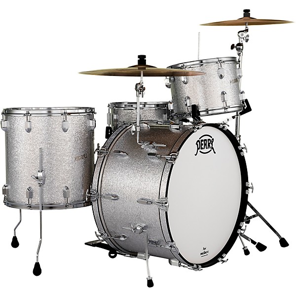 Pearl President Series Deluxe 3-Piece Shell Pack with 24 in. Bass Drum Silver Sparkle