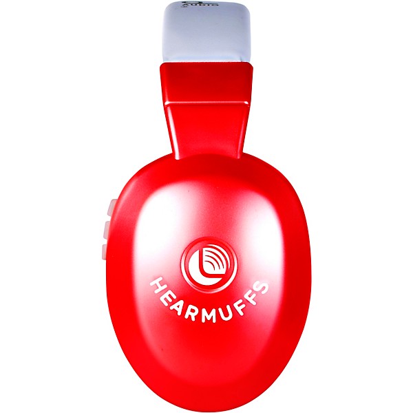 Open Box Lucid Audio Bluetooth Wireless Hearmuffs for Kids (5-10) Level 1 Red