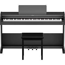 Roland RP107 Digital Console Piano With Bench Black