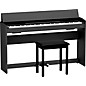 Roland F107 Digital Console Piano With Bench Black thumbnail