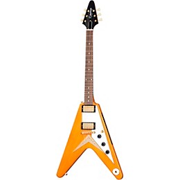 Open Box Epiphone 1958 Korina Flying V Outfit Electric Guitar Level 1 Aged Natural