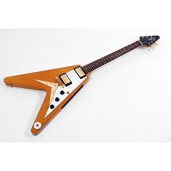 Open Box Epiphone 1958 Korina Flying V Outfit Electric Guitar Level 3 Aged Natural 197881480578
