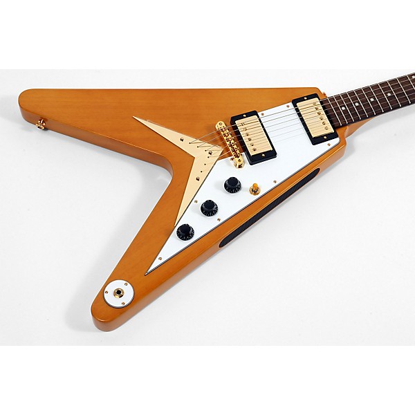 Open Box Epiphone 1958 Korina Flying V Outfit Electric Guitar Level 3 Aged Natural 197881480578