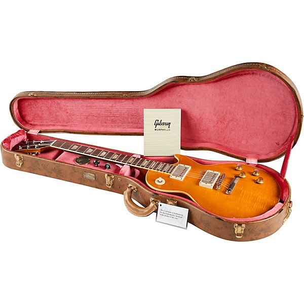 Gibson Custom Murphy Lab Kirk Hammett Greeny 1959 Les Paul Standard Electric Guitar Greeny Burst