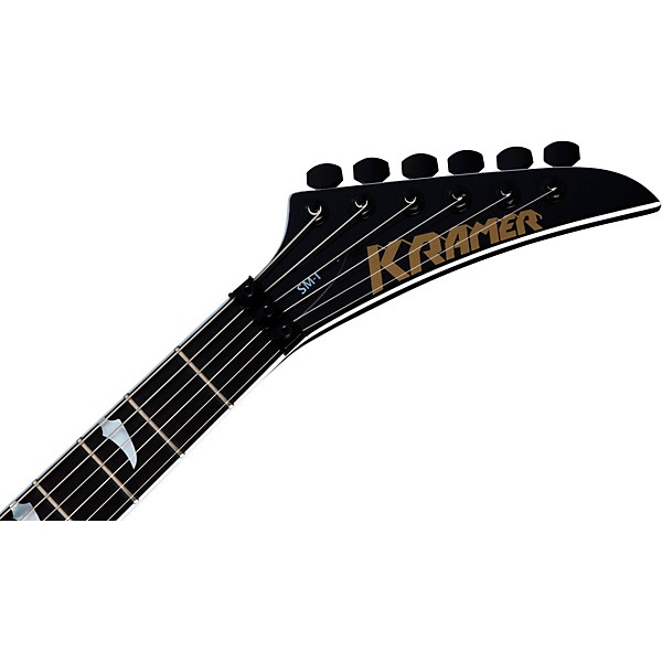 Kramer SM-1 Figured Electric Guitar Black Denim Perimeter