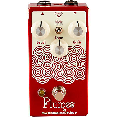 Earthquaker Devices Plumes Small Signal Shredder Overdrive Effects Pedal Cherry Bomb for sale