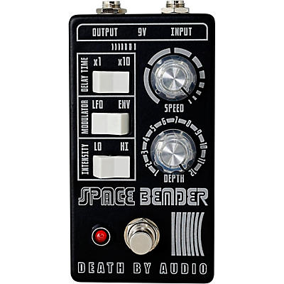 Death By Audio Space Bender Extreme Chorus/Flanger Effects Pedal Black for sale
