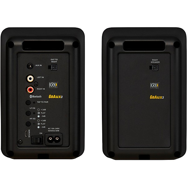 KRK GOAUX3 3" Powered Portable Studio Monitor (Pair) Black