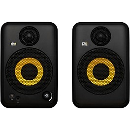 KRK GOAUX4 4" Powered Portable Studio Monitor (Pair) Black