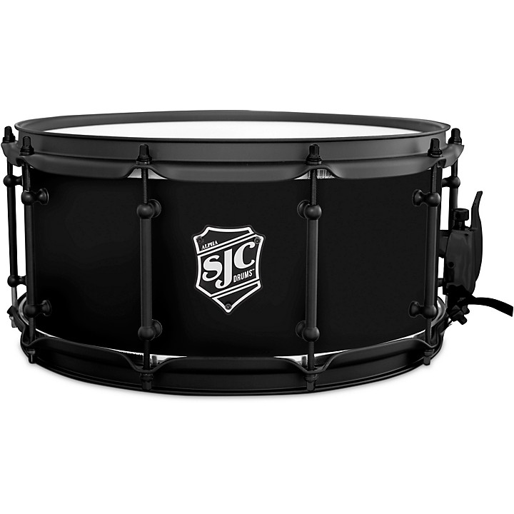 SJC Drums Alpha Steel Black Snare 14 x 6.5 in. | Guitar Center SJC Drums Alpha Steel Black Snare 14 x 6.5 in. | Guitar Center