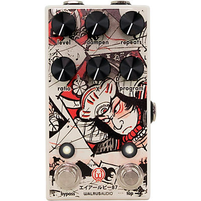 Walrus Audio Arp-87 Multi-Function Delay Reflections Of Kamakura Series Effects Pedal White for sale