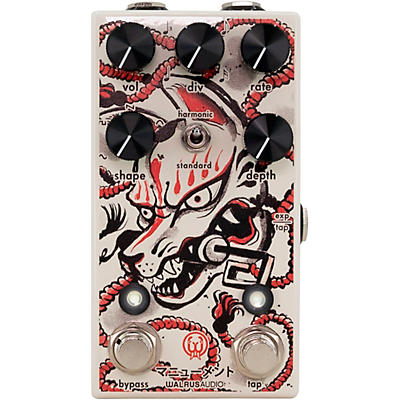 Walrus Audio Monument Harmonic Tap Tremolo V2 Reflections Of Kamakura Series Effects Pedal White for sale