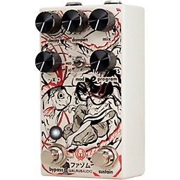 Walrus Audio Fathom Multi-Function Reverb Reflections of Kamakura Series Effects Pedal White