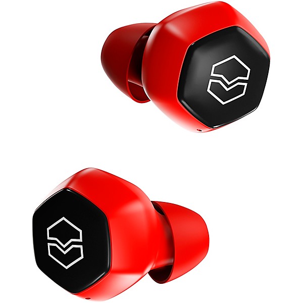 V-MODA Hexamove Lite True Wireless Earbuds Red