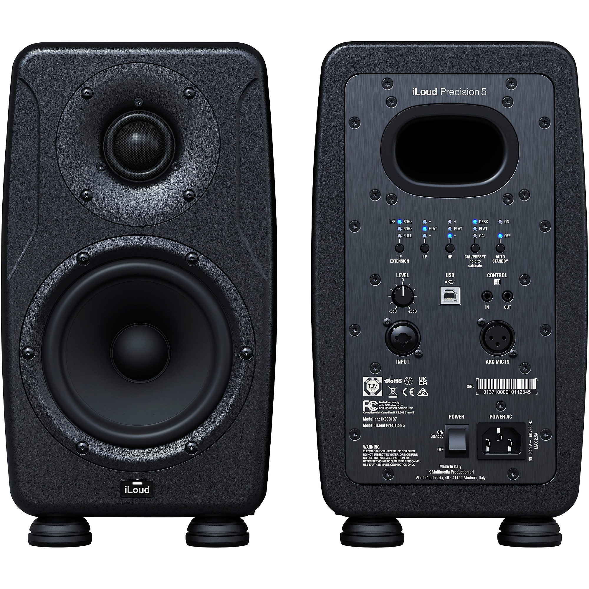 IK Multimedia iLoud Precision 5 ペア IK Multimedia iLoud Precision 5 Studio Monitor (Each