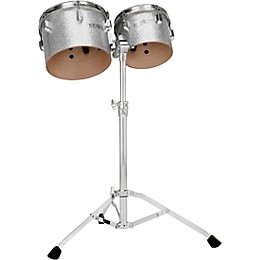 Pearl President Series Deluxe Concert Tom Set With Double Tom Stand Silver Sparkle