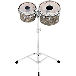 Pearl President Series Deluxe Concert To... Pearl President Series Deluxe Concert Tom Set With Double Tom Stand Desert Ripple