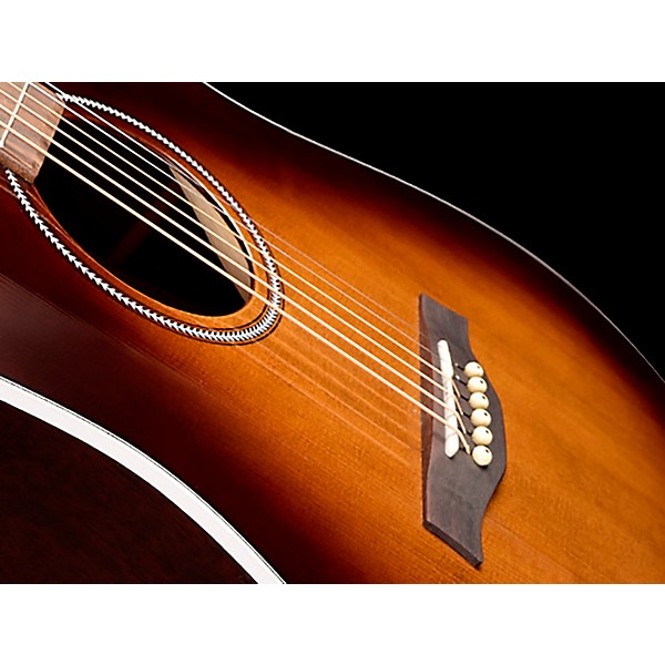 Seagull Maritime SWS Mahogany GT Presys II Dreadnought Acoustic-Electric Guitar Burnt Umber