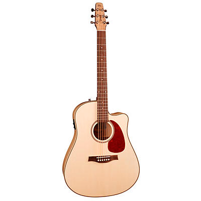 Seagull Performer Cw Hg Presys Ii Cutaway Acoustic-Electric Guitar Natural for sale