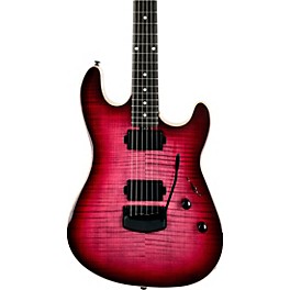 Blemished Ernie Ball Music Man Sabre HT Electric Guitar Level 2 Raspberry Burst 197881206932