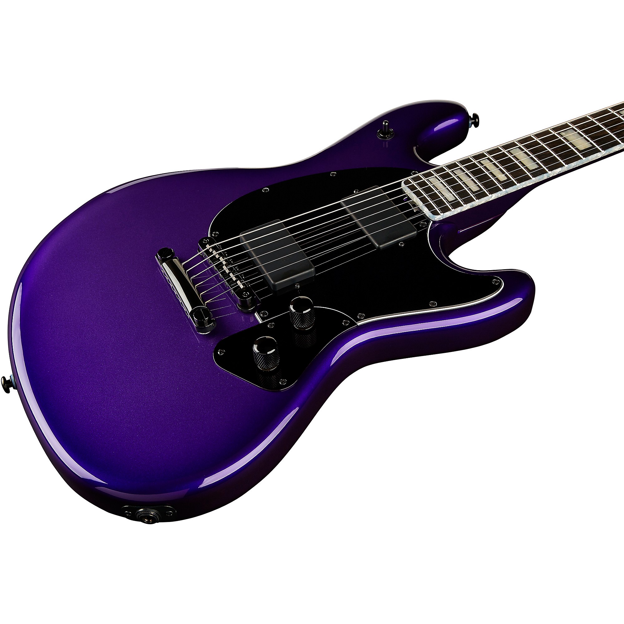 Platinum Ernie Ball Music Man StingRay HT Electric Guitar Plum