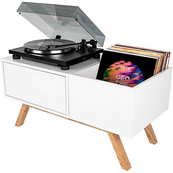 Glorious Turntable Lowboard White