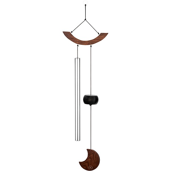 MEINL Sonic Energy Curved Suspension Moon Meditation Chimes 88 cm. Silver