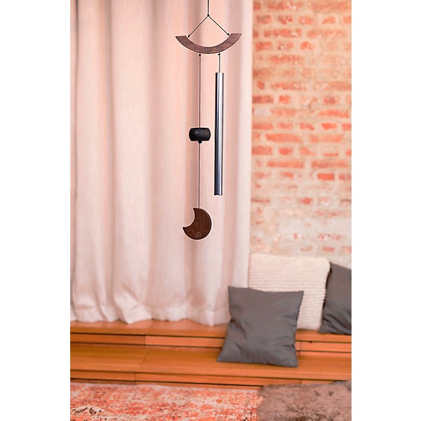 MEINL Sonic Energy Curved Suspension Moon Meditation Chimes 88 cm. Silver