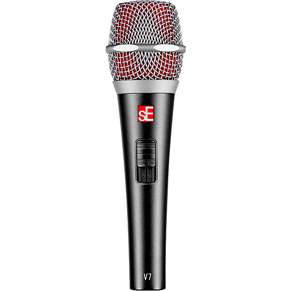 sE Electronics V7 SWITCH Dynamic Supercardioid Microphone With On/Off Switch Black