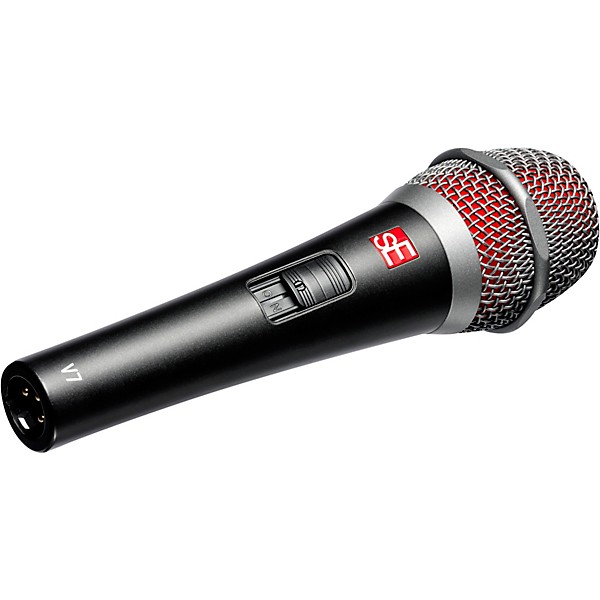 sE Electronics V7 SWITCH Dynamic Supercardioid Microphone With On/Off Switch Black
