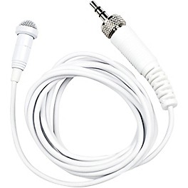 TASCAM TM-10LW Omnidirectional Lavalier Microphone With Screw Lock Connector White White