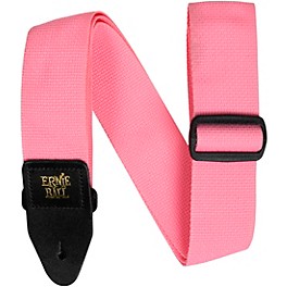 Ernie Ball Polypro Guitar Strap Raspberry Ernie Ball Polypro Guitar Strap Pink