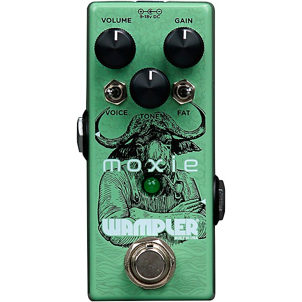 Open Box Wampler Moxie Overdrive Effects Pedal Level 1 Green