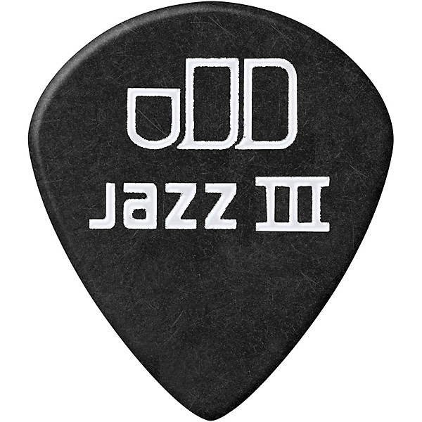 Dunlop Tortex Pitch Black Jazz III Pick Player's Pack 1.35 mm