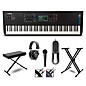 Yamaha MODX8+ Synthesizer With Stand, Pedal, Bench, Microphone and Cables thumbnail