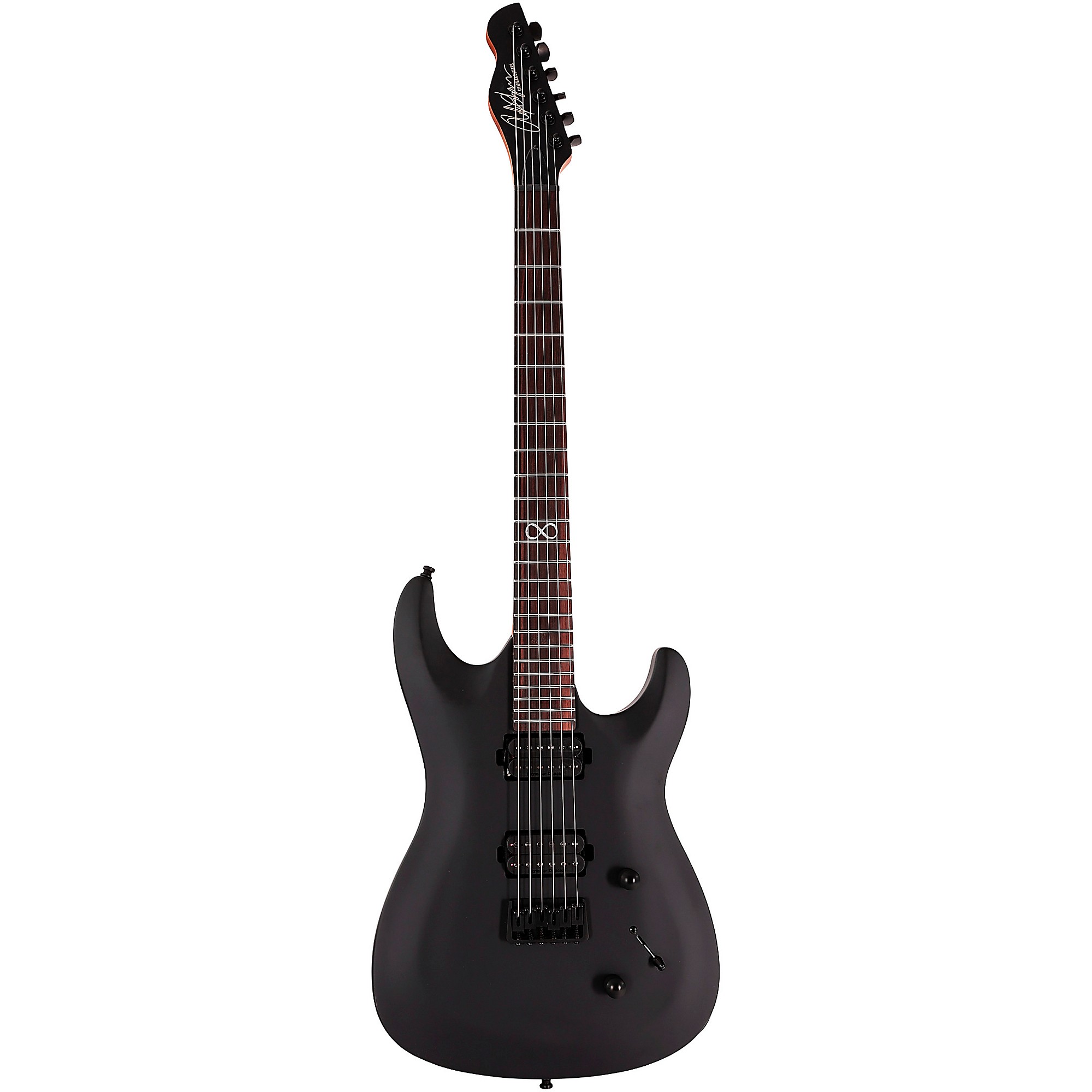 ギター Chapman Guitars ML1 (Satin Black Finish) Chapman ML1 Pro Modern Electric Guitar Cyber Black Satin Metallic
