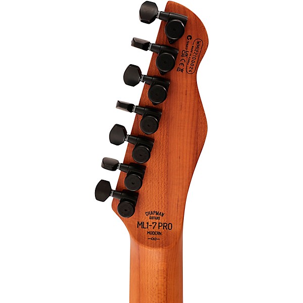 Chapman ML17 Pro Modern Electric Guitar Cyber Black Satin Metallic