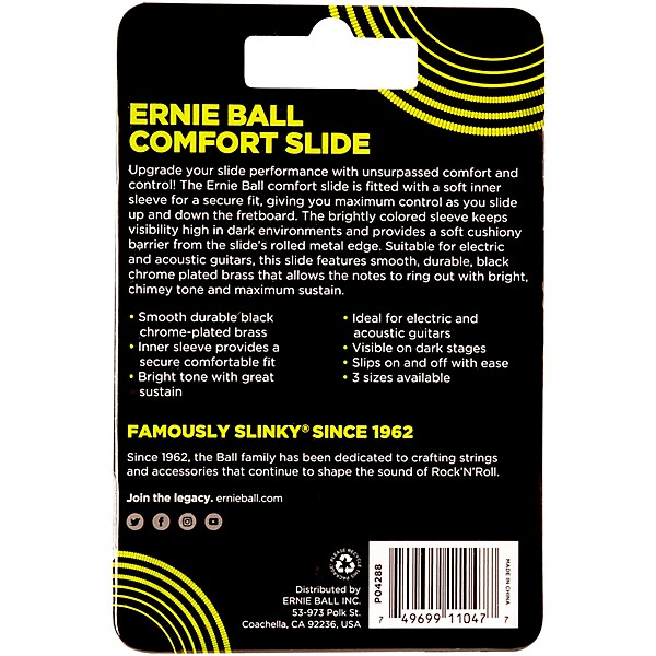 Ernie Ball Comfort Slide Green Medium