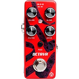 Pigtronix Octava Micro Fuzz & Distortion Effects Pedal Red