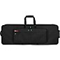 Gator GKP76-BLK Semi-Rigid Lightweight Pro Wheeled Case for 76-Note Keyboards; Charcoal Black Electric Blue Interior thumbnail
