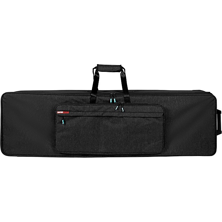 Gゲージ Gator GKP88-BLK Semi-Rigid Lightweight Pro Wheeled Case for 88