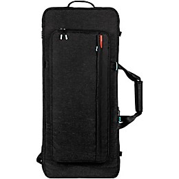 Gator GTKP61-BLK Transit Series Protective Gig Bag for 61-Note Keyboards; Charcoal Black With Electric Blue Interior