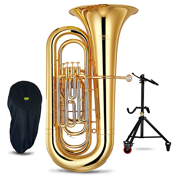 Yamaha YBB-321WC Series 4-Valve 4/4 BBb Tuba With Tuba Essentials Stand Pack