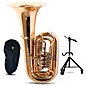 Miraphone 186-4U Series Gold Brass 4-Valve 4/4 BBb Tuba with Tuba Essentials Stand Pack thumbnail