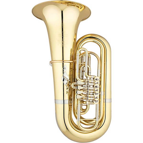 Eastman EBB562 Professional Series 4-Valve 4/4 BBb Tuba with Tuba Essentials Stand Pack